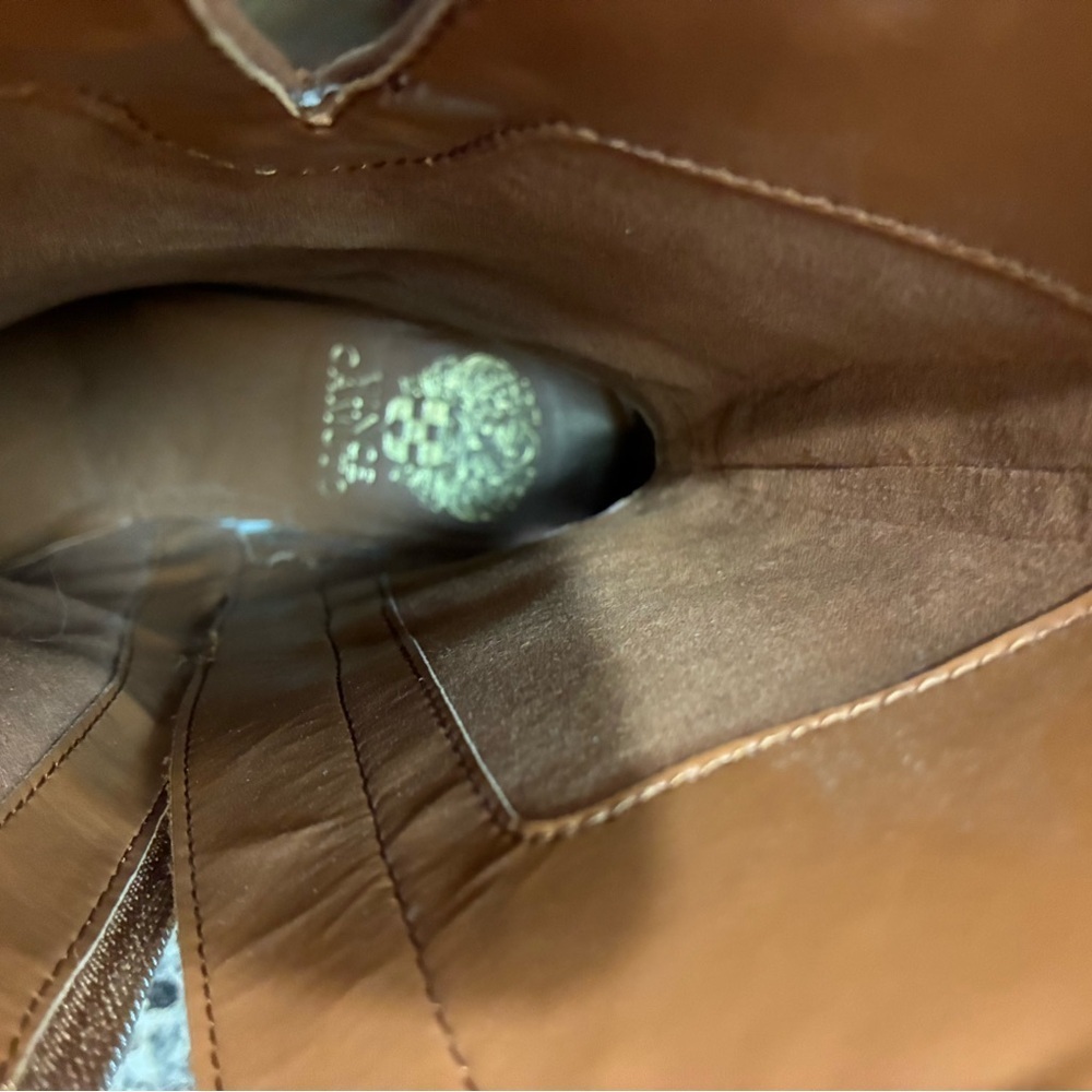 Vince Camuto Brown Leather Boots - Picture 4 of 5